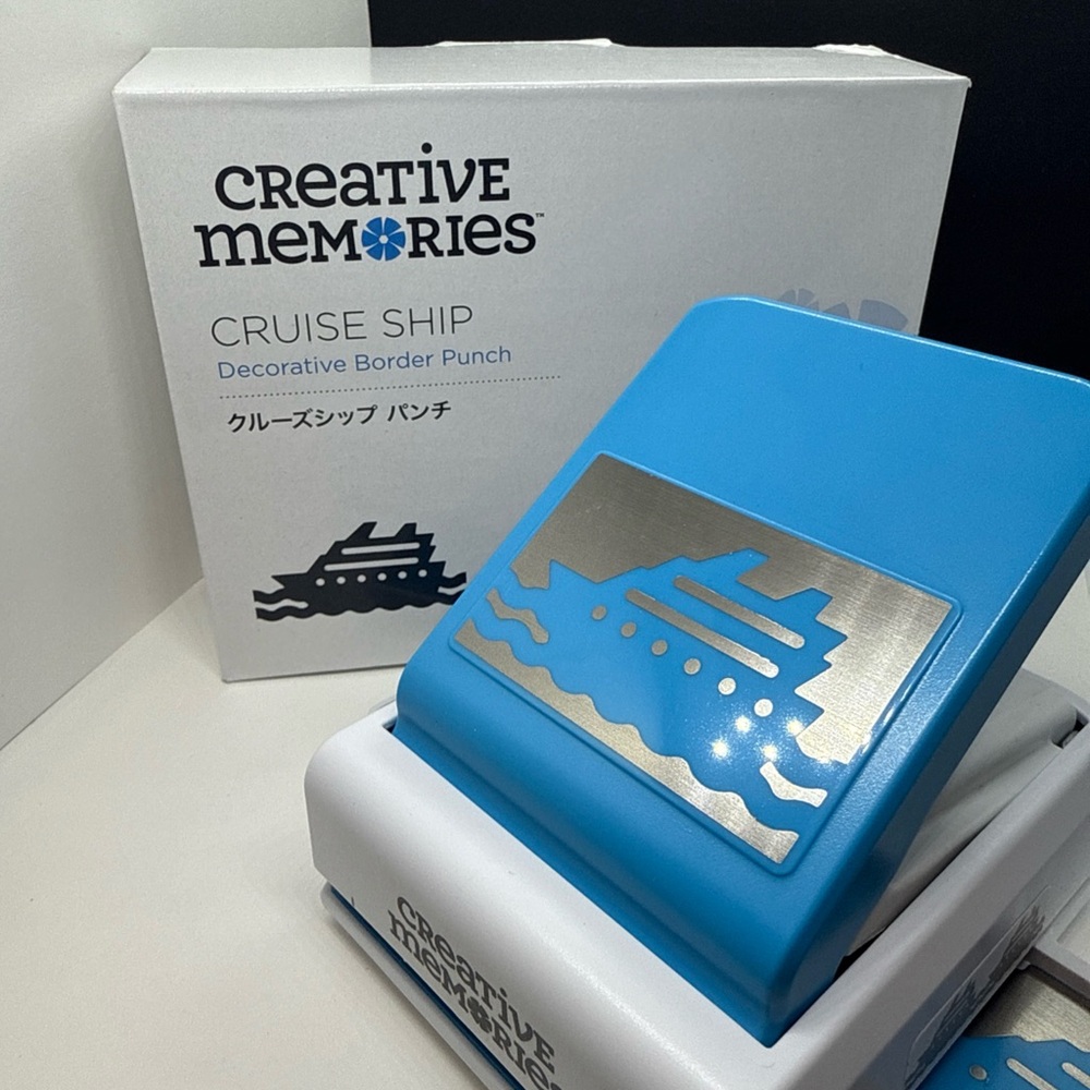 Creative Memories cruise ship decorative border punch brand new